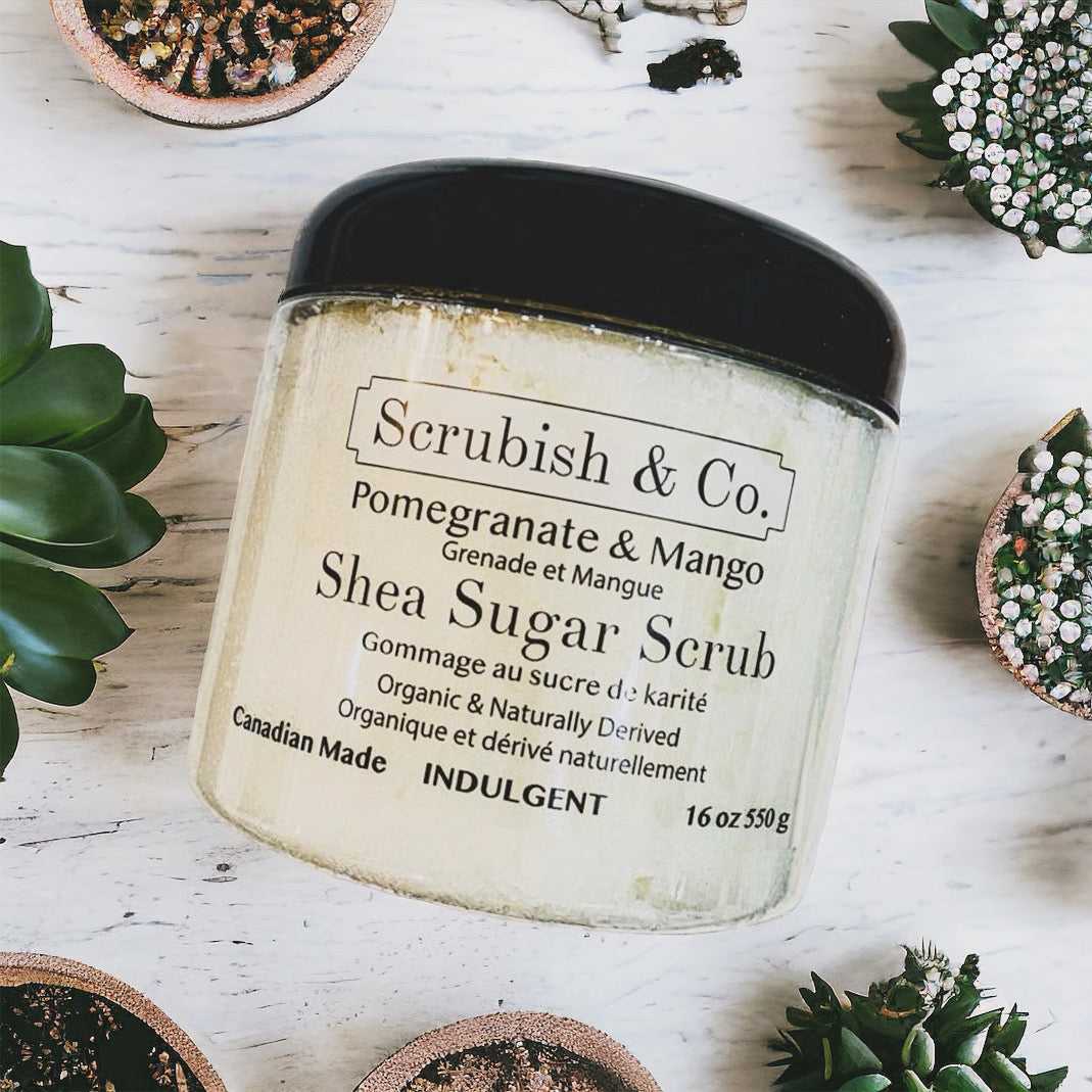 Pomegranate & Mango Shea Sugar Scrub